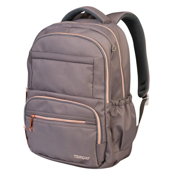 ŠOLSKI NAHRBTNIK TARGET S PERESNICO SET GLAMMER DUSTY GREY 28709