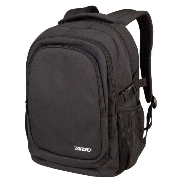 ŠOLSKI NAHRBTNIK TARGET S PERESNICO SET URB-X MELANGE BLACK 28715