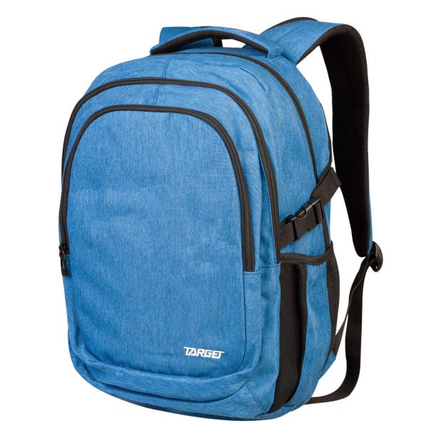 ŠOLSKI NAHRBTNIK TARGET S PERESNICO SET URB-X MELANGE BLUE 28716
