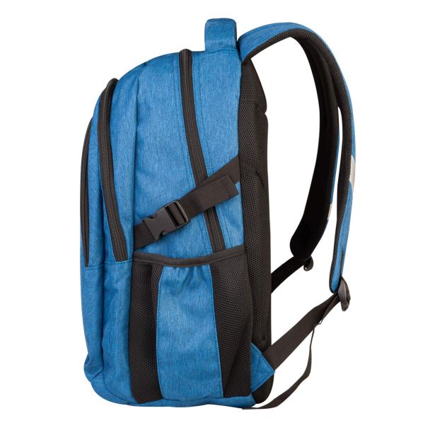 ŠOLSKI NAHRBTNIK TARGET S PERESNICO SET URB-X MELANGE BLUE 28716