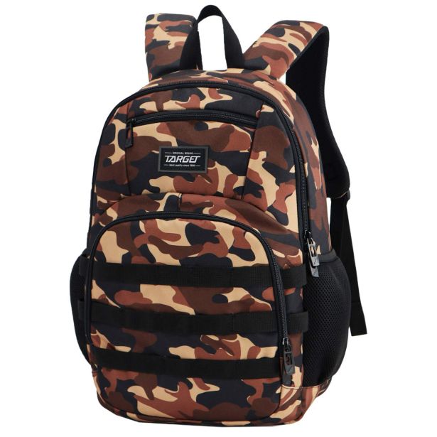 ŠOLSKI NAHRBTNIK TARGET SEUL CAMO BROWN 28142