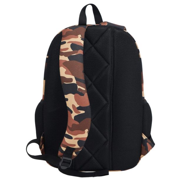 ŠOLSKI NAHRBTNIK TARGET SEUL CAMO BROWN 28142