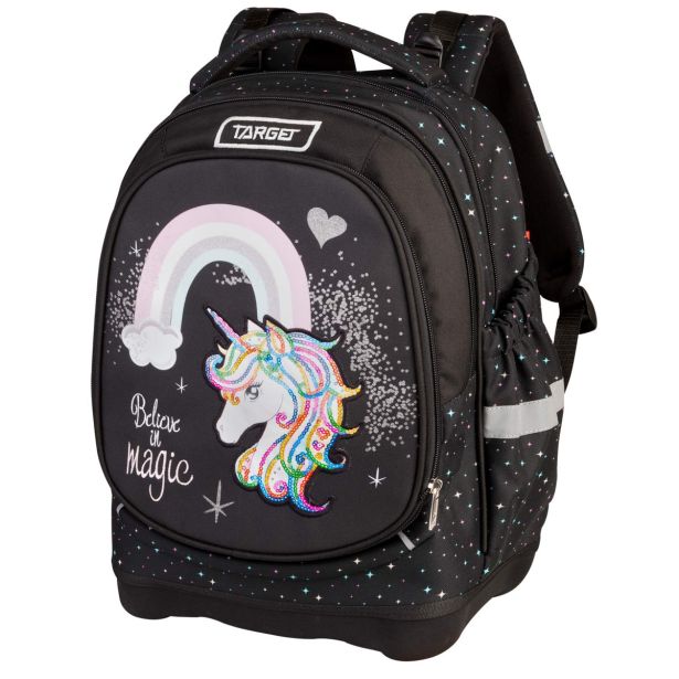 ŠOLSKI NAHRBTNIK TARGET SUPERLIGHT 2 FACE RAINBOW UNICORN 28044