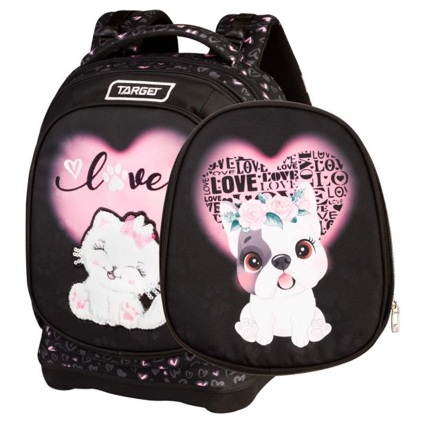 ŠOLSKI NAHRBTNIK TARGET SUPERLIGHT 2 FACE SWEET PETS 28042