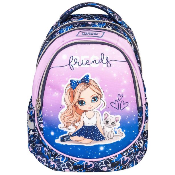 ŠOLSKI NAHRBTNIK TARGET SUPERLIGHT PETIT SOFT FRIENDS 28595