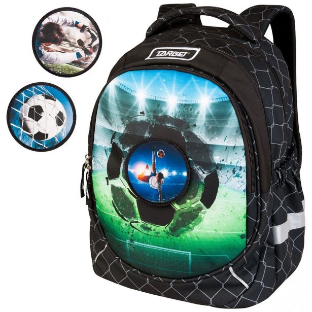ŠOLSKI NAHRBTNIK TARGET SUPERLIGHT PETIT SOFT SOCCER CLUB 27631