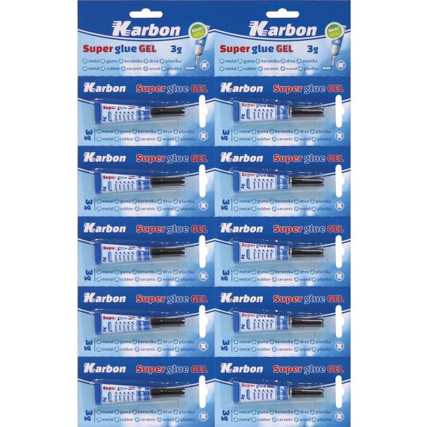 ŠOLSKI PRIPOMOČEK KARBON LEPILO SEKUNDNO GEL 3G