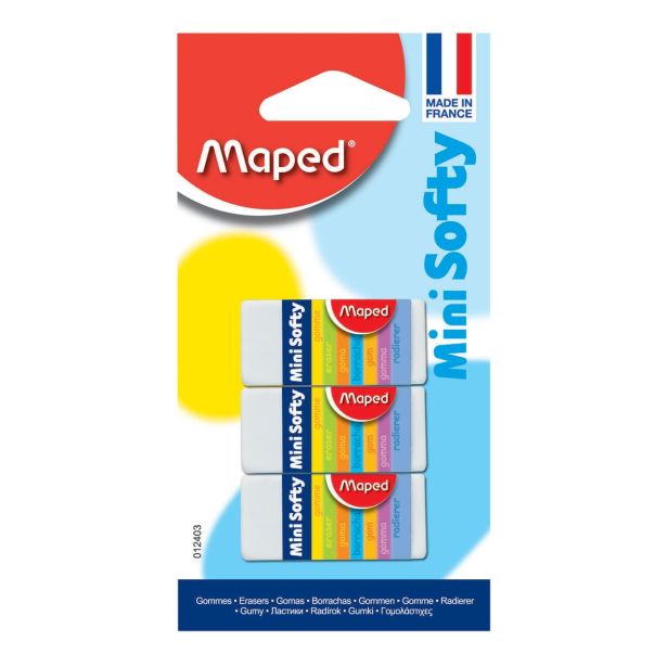 ŠOLSKI PRIPOMOČEK MAPED RADIRKA MINI SOFTY 3/1