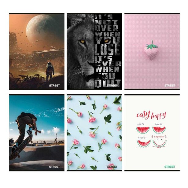 ŠOLSKI ZVEZEK STREET STREET MAXI A4 MALI KARO 50 LISTOV