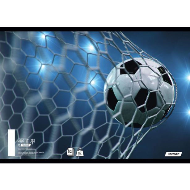 ŠOLSKI ZVEZEK TARGET A4 BREZČRTEN MIX IT UP! 27446