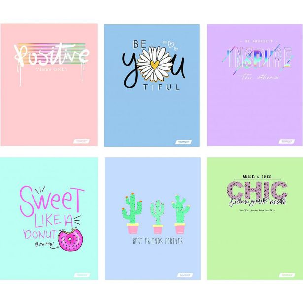 ŠOLSKI ZVEZEK TARGET A4 BREZČRTEN PASTEL 27025