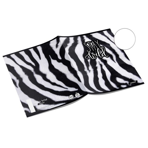 ŠOLSKI ZVEZEK TARGET A4 BREZČRTEN STAY WILD 27454