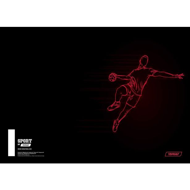 ŠOLSKI ZVEZEK TARGET A4 BREZČRTNI SPORT 27875 52L