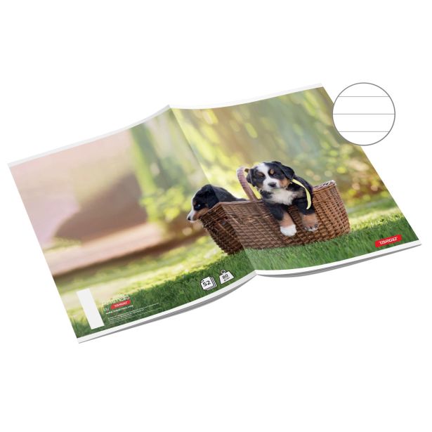 ŠOLSKI ZVEZEK TARGET A4 ČRTAST ANIMAL BABY 26060