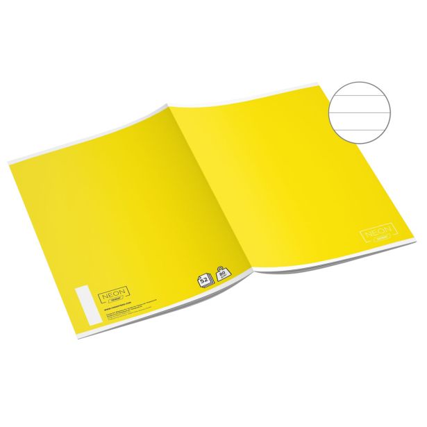 ŠOLSKI ZVEZEK TARGET A4 ČRTAST NEON 27027