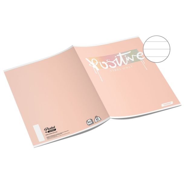 ŠOLSKI ZVEZEK TARGET A4 ČRTAST PASTEL 27023