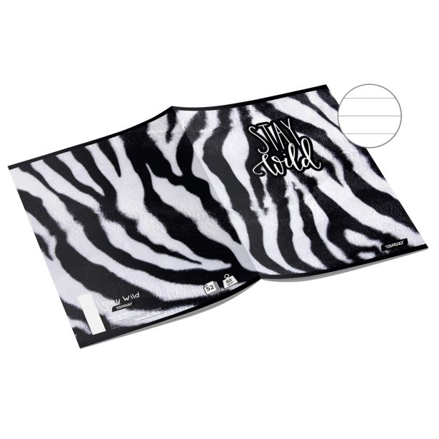 ŠOLSKI ZVEZEK TARGET A4 ČRTAST STAY WILD 27452