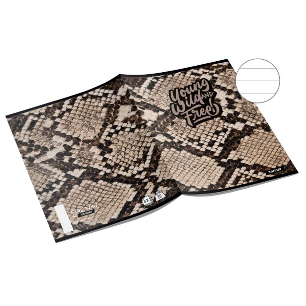 ŠOLSKI ZVEZEK TARGET A4 ČRTAST STAY WILD 27452