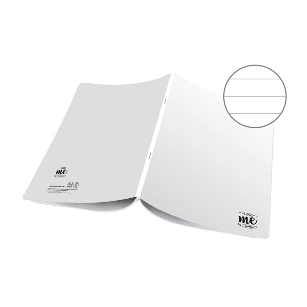 ŠOLSKI ZVEZEK TARGET A4 ČRTAST Z ROB. LIKE ME 21628