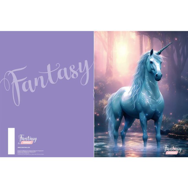 ŠOLSKI ZVEZEK TARGET A4 ČRTAST Z ROBOM FANTASY 27018