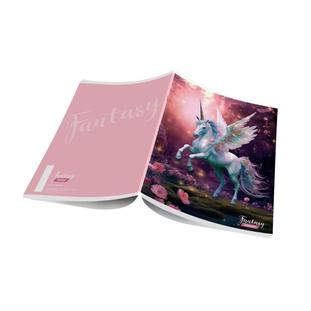 ŠOLSKI ZVEZEK TARGET A4 ČRTAST Z ROBOM FANTASY 27018