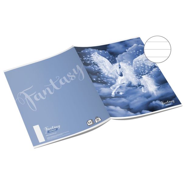 ŠOLSKI ZVEZEK TARGET A5 ČRTAST FANTASY 27015