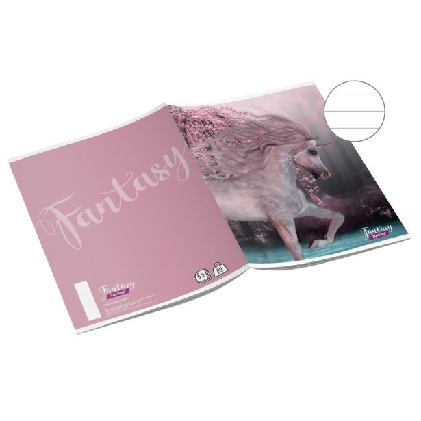 ŠOLSKI ZVEZEK TARGET A5 ČRTAST FANTASY 27015