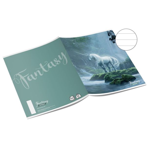 ŠOLSKI ZVEZEK TARGET A5 ČRTAST FANTASY 27015