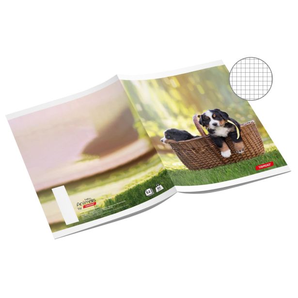 ŠOLSKI ZVEZEK TARGET A5 KARO ANIMAL BABY 26059