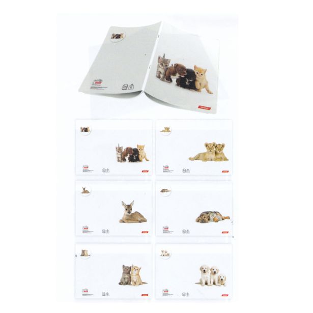 ŠOLSKI ZVEZEK TARGET A5 LATAIN ANIMAL BABY 17869