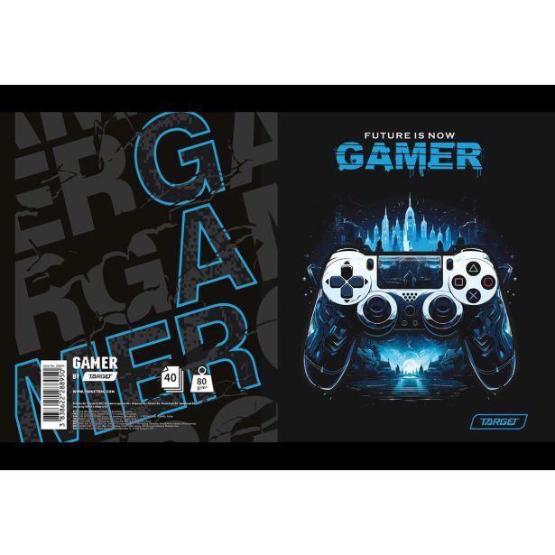 ŠOLSKI ZVEZEK TARGET BELEŽKA A6 GAMER 28895