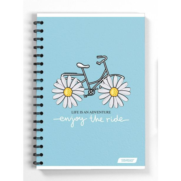 ŠOLSKI ZVEZEK TARGET SPIRALNI A4 KARO PASTEL 27460