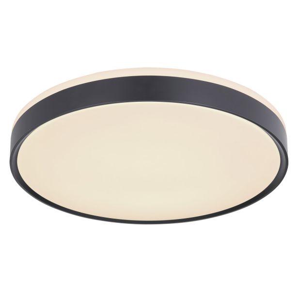 NADGRADNA STROP. SVETILKA SONNY 24W ČRNA CCT OKROGLA