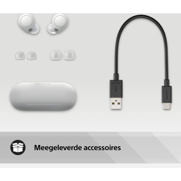 SONY BT SLUŠALKE WFC700NW.CE7 BELE