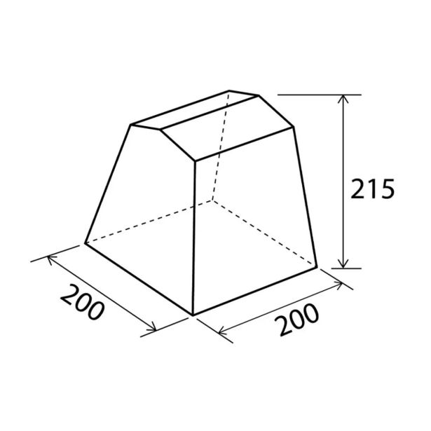 ŠOTOR BRUNNER GUSTO NG 200X200 MODER
