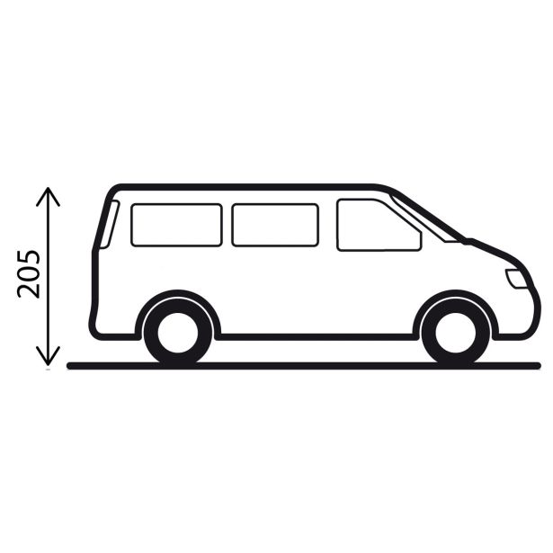 ŠOTOR BRUNNER ZA ZADNJA VRATA COMET, VW T5-T6