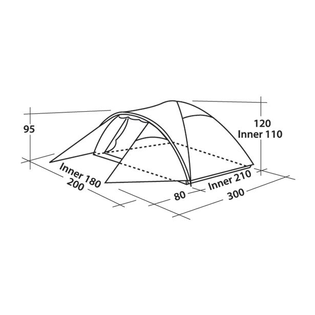 ŠOTOR EASY CAMP QUASAR 300, MODER