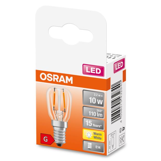 LED ŽARNICA E14 OSRAM SPEC.T26 2.2W/827, BISTRA STAR