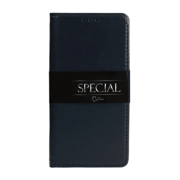 SPECIAL USNJENA PREKLOPNA TORBICA ZA SAMSUNG GALAXY S24 PLUS 5G - MODRA
