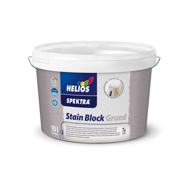 SPECIALNA BARVA HELIOS SPEKTRA STAIN BLOCK GRUND 10 L