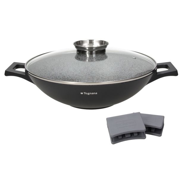 PONEV TOGNANA WOK 32 CM AMBIZIOSA SNEMLJIV SILIKONSKI ROČAJ