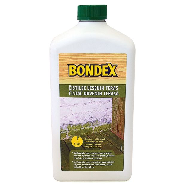 SPECIALNI PREMAZ BONDEX DECK CLEANER1L - ČISTILEC LESENIH TERAS