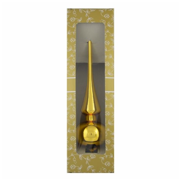 STEKLENA BUNKA GLOSSTYLE ŠPICA 60X270 MM ZLATA