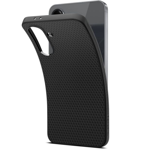 SPIGEN LIQUID AIR SILIKONSKI OVITEK ZA SAMSUNG GALAXY A56 ČRN
