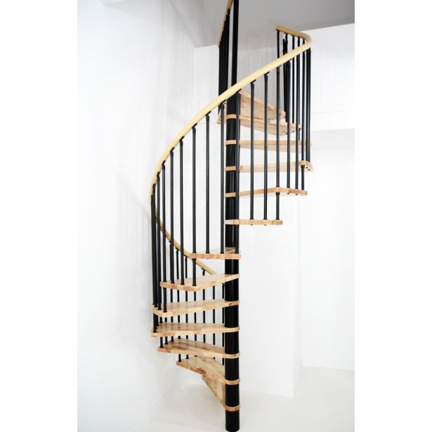 STOPNICE MINKA SPIRAL DECOR FI 120 ČRNA/BUKEV