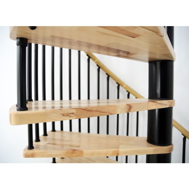 STOPNICE MINKA SPIRAL DECOR FI 140 ČRNA/BUKEV