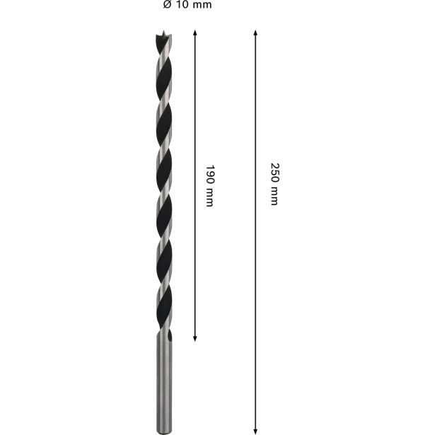 SPIRALNI SVEDER ZA LES BOSCH 10 X 190 X 250 MM