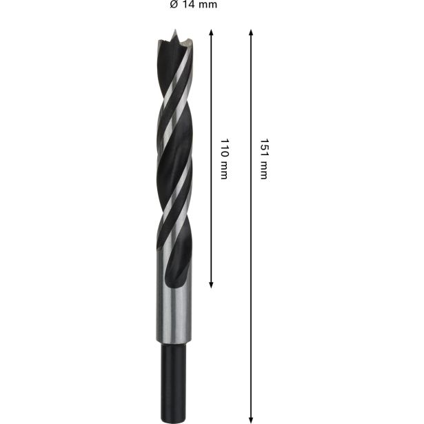 SPIRALNI SVEDER ZA LES BOSCH 14 X 110 X 151 MM