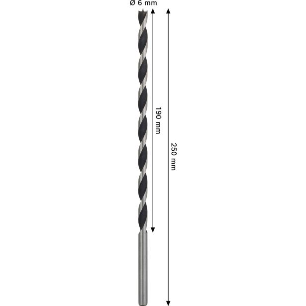 SPIRALNI SVEDER ZA LES BOSCH 6 X 190 X 250 MM