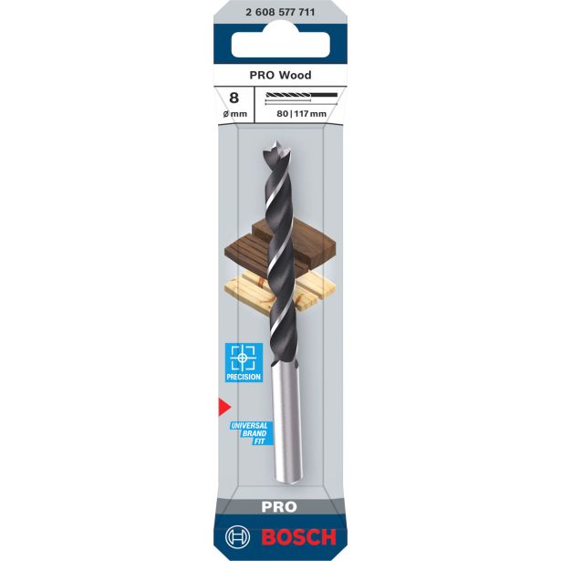 SPIRALNI SVEDER ZA LES BOSCH 8 X 80 X 117 MM
